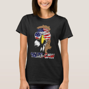 Mb35 Mullet Eagle Meri-Caw 4. Juli unabhängig T-Shirt