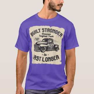 mb 1974 Vintager Lkw Geburtstag wurde stärker auf  T-Shirt