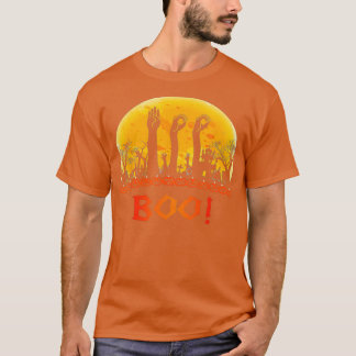 Mb Boo American Sign Language Asl Deaf Halloween C T-Shirt