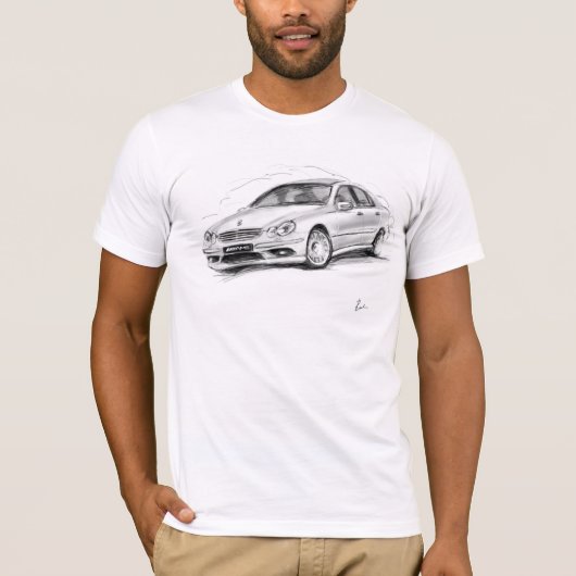 MB C55 AMG T-Shirt (Vorderseite)