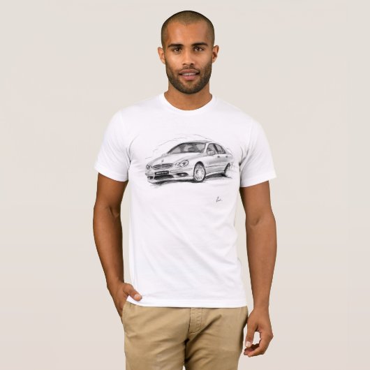 MB C55 AMG T-Shirt (Vorne ganz)