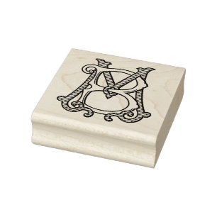 MB Monogramm BM Monogramm Gummi-Tinte Briefmarke Gummistempel