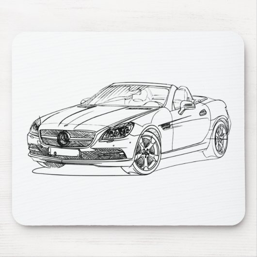 MB SLK 2012 MOUSEPAD (Vorne)