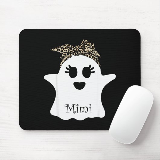 Mb Soky Mimi Ghost Bandana Boo Halloween Family Ma Mousepad (Mit Mouse)