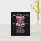 Mb trage ich Rosa für meine Schwester Elephant Bru Karte (Gelbe Blume)