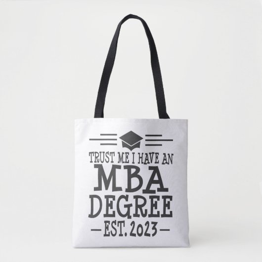 MBA Abschluss 2023 Master Business Tasche (Vorderseite)