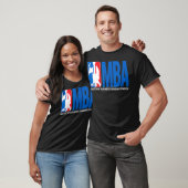 MBA-Abschluss-Geschenk Basketball Thema Pun Grad G T-Shirt (Unisex)
