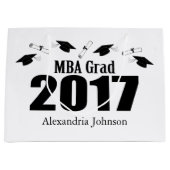 Mba-Absolvent-Abschluss-Geschenk-Tasche 2017 Große Geschenktüte (Vorderseite)