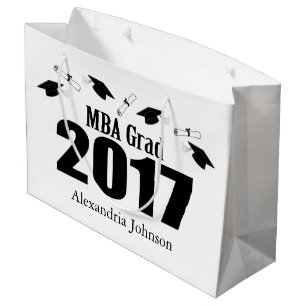 Mba-Absolvent-Abschluss-Geschenk-Tasche 2017 Große Geschenktüte