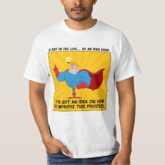 MBA-Absolvent kennen die Antworten zu allen T-Shirt