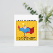 MBA-Absolventen kennen die Antworten auf alle Prob Ankündigungspostkarte (Stehend Vorderseite)