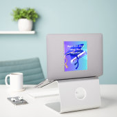 MBA-Geschenk Aufkleber (Laptop auf Schreibtisch)