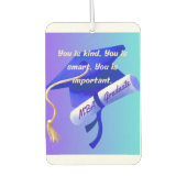 MBA-Geschenk Autolufterfrischer (Vorderseite)