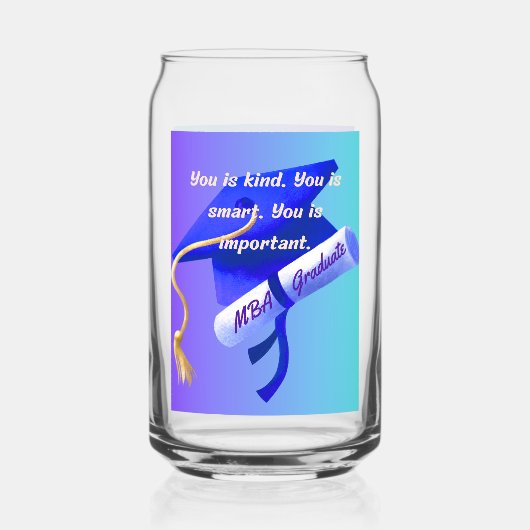 MBA-Geschenk Dosenglas (Vorderseite)