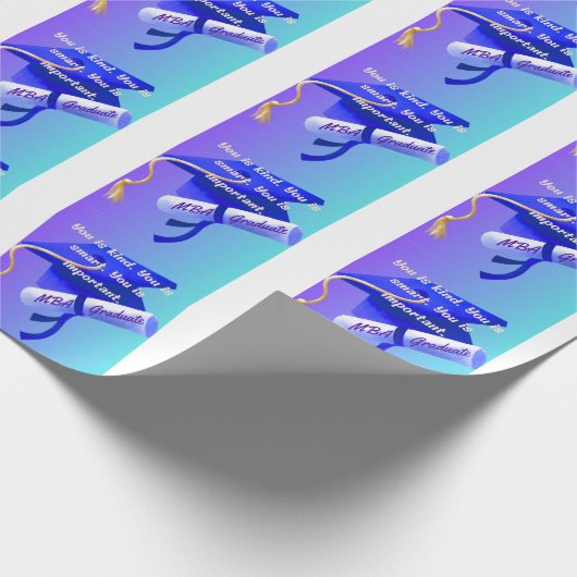 MBA-Geschenk Geschenkpapier (Ecke)