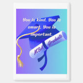 MBA-Geschenk Magnet (Vorderseite)