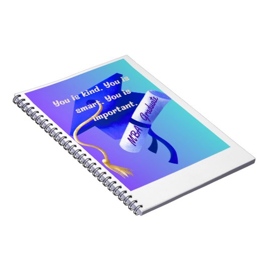 MBA-Geschenk Notizblock (Rechte Seite)