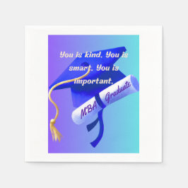 MBA-Geschenk Serviette