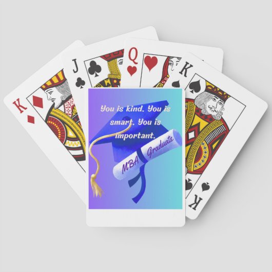 MBA-Geschenk Spielkarten (Rückseite)