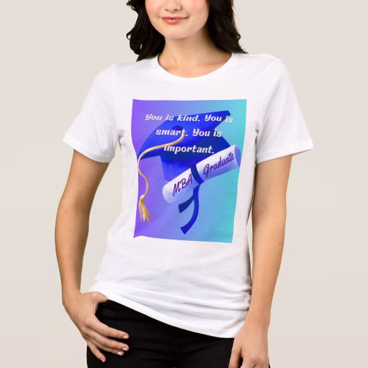 MBA-Geschenk Tri-Blend Shirt (Vorderseite)