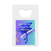 MBA Gift Geldbeutel Flaschenöffner (Vorderseite)