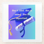 MBA Gift Glasuntersetzer (Vorderseite)