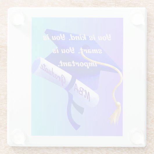 MBA Gift Glasuntersetzer (Rückseite)