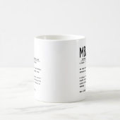 MBA KAFFEETASSE (Mittel)