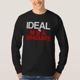 MBA Student Business Degger Abschluss 3 T-Shirt