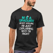 MBA Student Business Degree Abschluss T-Shirt (Vorderseite)