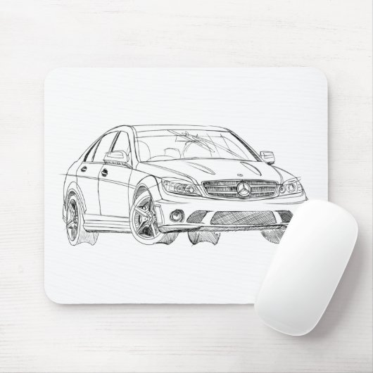 MBAMG C63 2008 MOUSEPAD (Mit Mouse)