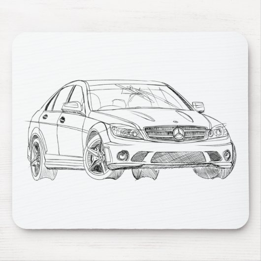 MBAMG C63 2008 MOUSEPAD (Vorne)