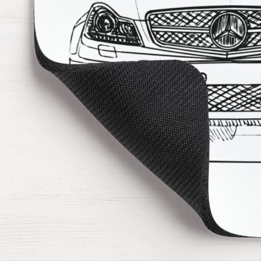 MBAMG C63 Anwesen 2012 Mousepad (Ecke)