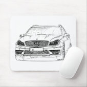MBAMG C63 Anwesen 2012 Mousepad (Mit Mouse)
