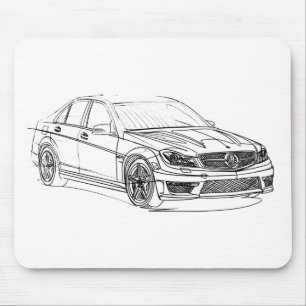 MBAMG C63 Sedan2 2012 Mousepad
