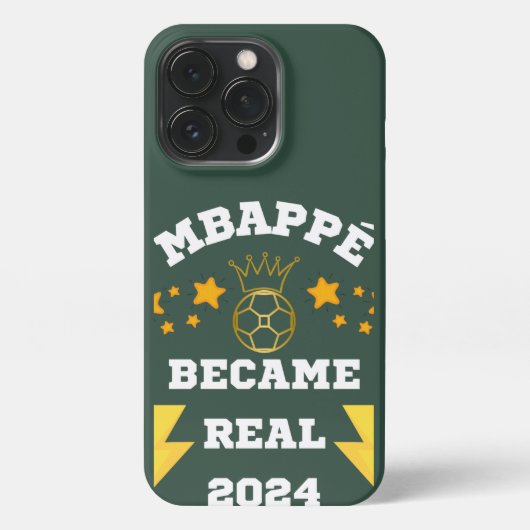 Mbappé wurde real 2024 iPhone hülle (Rückseite)