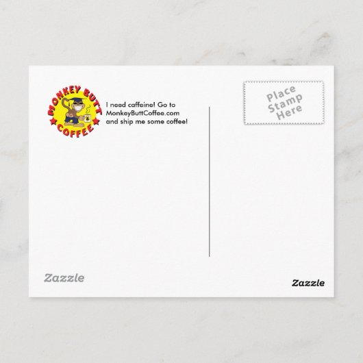 MBC No Coffee No Study Post Card Postkarte (Rückseite)