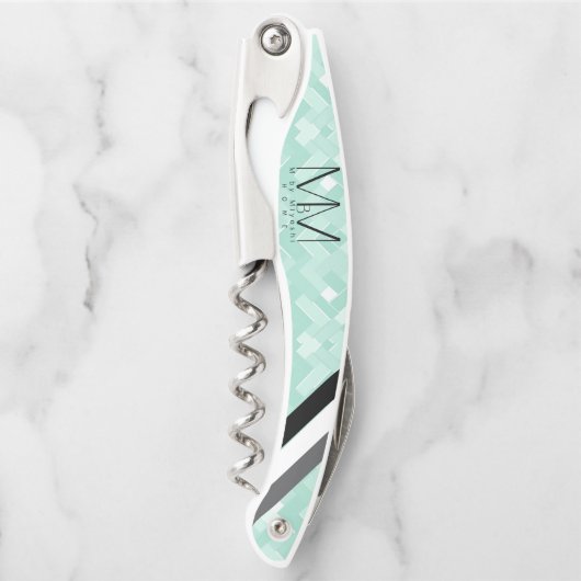 MbM ZUHAUSE Öffne den FUN! Korkenzieher - Minzfehl (Vorderseite)