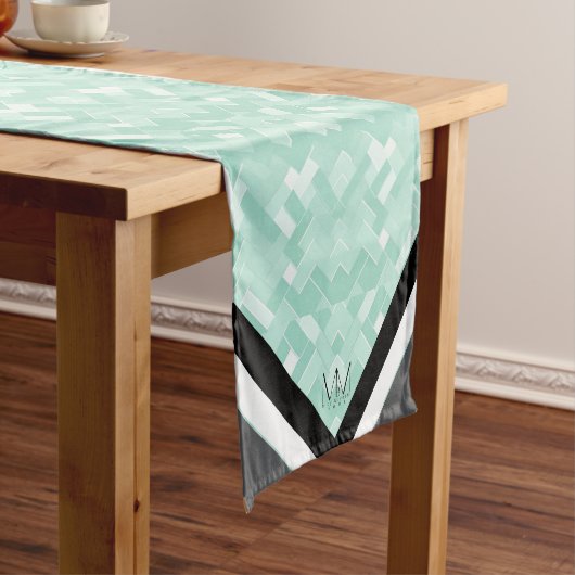 MbM ZUHAUSE Table Runner - Minze Madness Kurzer Tischläufer (Beispiel)