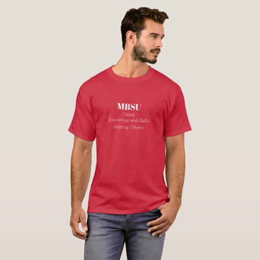 MBSU-SUPPORT-SHIRT T-Shirt (Vorne ganz)