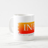 MBTI INFJ Kaffee-Tasse Kaffeetasse (Vorderseite Links)