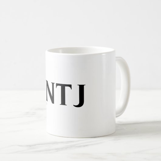 MBTI INTJ Tasse (VorderseiteRechts)