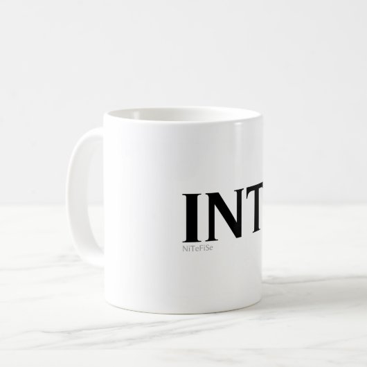 MBTI INTJ Tasse (Vorderseite Links)
