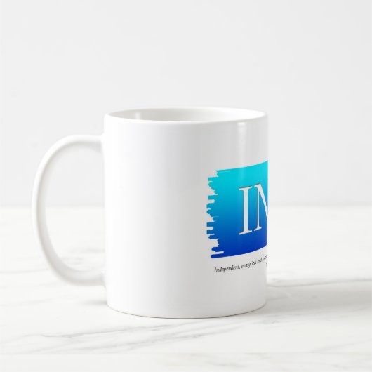 MBTI INTP Kaffee-Tasse Kaffeetasse (Links)