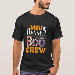 MBU Nurse Boo Crew Spooky Boo Ghost Halloween Kost T-Shirt
