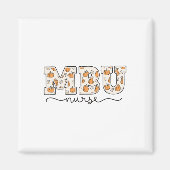 Mbu Nurse Pumpkin Fall Mother Magnet (Vorne)