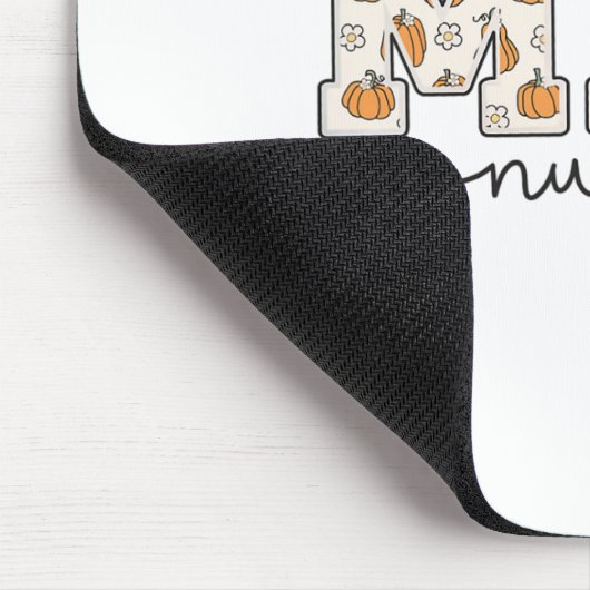 Mbu Nurse Pumpkin Fall Mother Mousepad (Ecke)