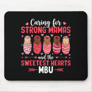 Mbu valentine mutter baby krankenschwester valenti mousepad