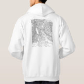 Mbuji-Mayi Democratic Republic of the Congo Map Hoodie (Rückseite)