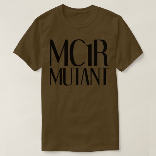 MC1R Mutant Redhead 3 T-Shirt (Design vorne)
